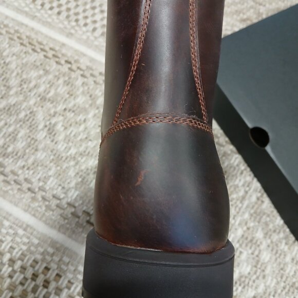 Ugg kirkson men\'s chestnut waterproof leather wool lined boots sz 12 main image 7